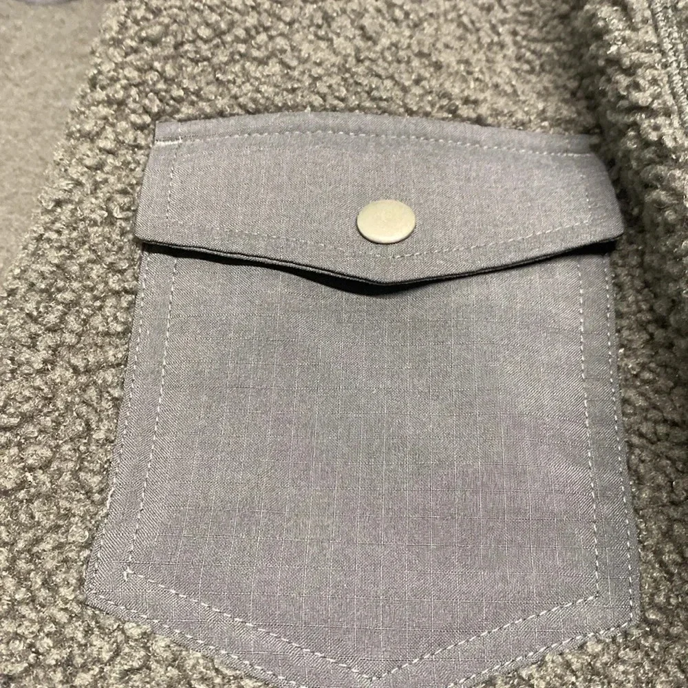 Good fellow & Co. Gray polar Fleece With Snaps Size L - Picture 8 of 8